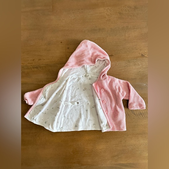 Babycottons Girl Mini Safari Waffle Cardigan and Joggers Set. 9 Month. - Picture 4 of 8